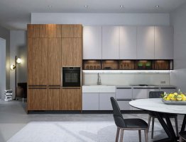 Продажа Кухня Лофт с деревянным шкафом и открытой полкой в каталоге Купить Кухня Лофт с деревянным шкафом и открытой полкой в каталоге