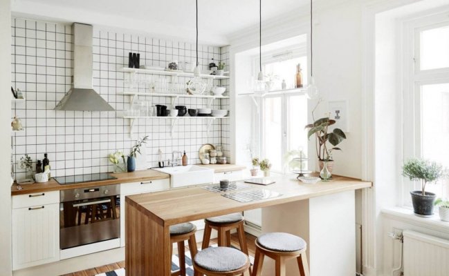 Кухня в скандинавском стиле 