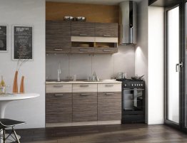 Продажа Небольшая прямая кухня с стеклянным фартуком в каталоге Купить Небольшая прямая кухня с стеклянным фартуком в каталоге