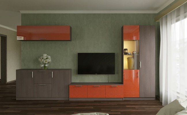 Модульная стенка в гостиную