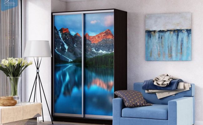 Шкаф-купе с фотопечатью