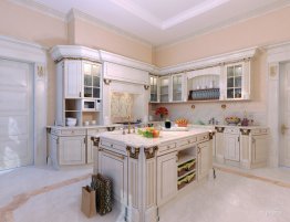 Продажа Кухня с фартуком мрамор, с островом в каталоге Купить Кухня с фартуком мрамор, с островом в каталоге