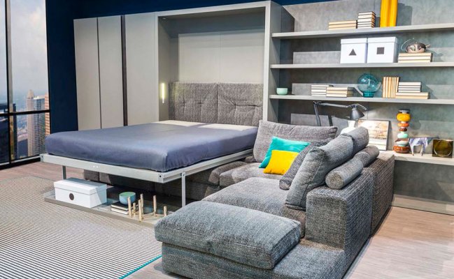 Шкаф-трансформер с диваном