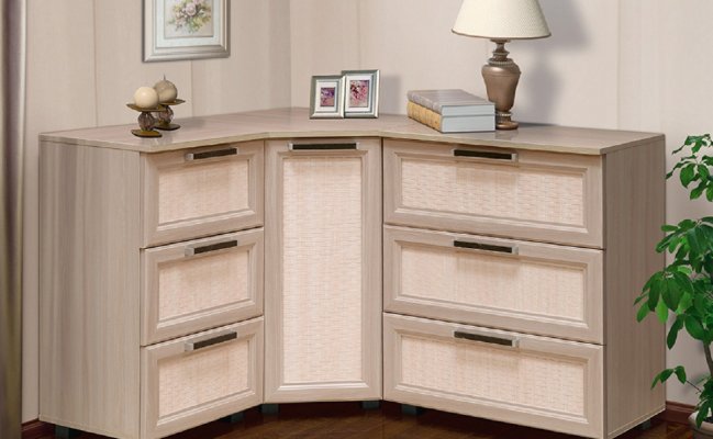 Большой угловой комод