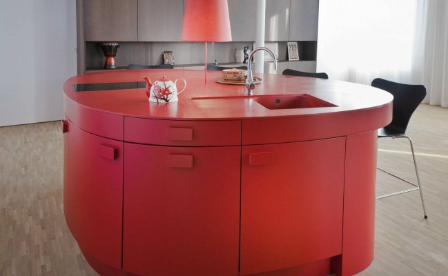 Маленькая круглая кухня