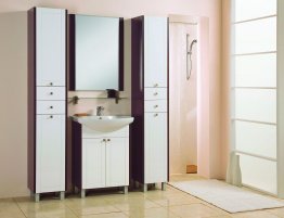 Купить Шкаф-пенал с ящиками в каталоге Белые