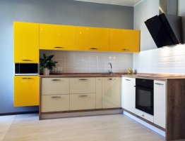 Продажа Угловая кухня в бежево-желтом цвете в каталоге Купить Угловая кухня в бежево-желтом цвете в каталоге