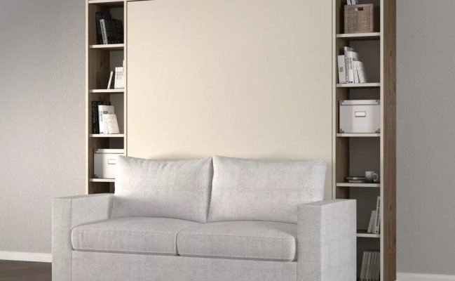 Шкаф-стенка с бескаркасным диваном