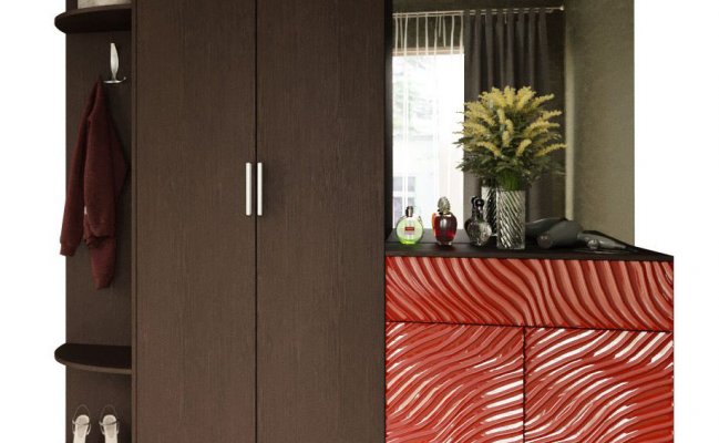 Комод с рельефными фасадами