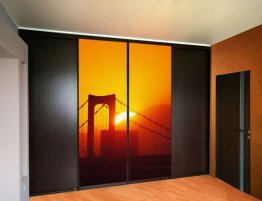 Купить Встроенный шкаф с фотопечатью  в каталоге Для обуви