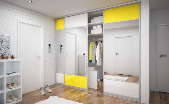 Встроенный шкаф-купе для прихожей