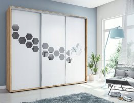 Продажа Шкаф купе декорированный зеркальными панелями в каталоге Купить Шкаф купе декорированный зеркальными панелями в каталоге