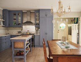 Продажа Серая угловая кухня в стиле кантри в каталоге Купить Серая угловая кухня в стиле кантри в каталоге