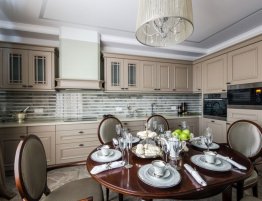Продажа Большая кухня в бежевом цвете в каталоге Купить Большая кухня в бежевом цвете в каталоге