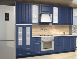 Продажа Небольшая кухня в синем цвете в каталоге Купить Небольшая кухня в синем цвете в каталоге