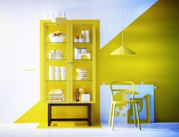Продажа Желтый шкаф витрина в каталоге Купить Желтый шкаф витрина в каталоге