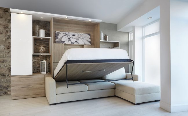 Шкаф-кровать с подсветкой