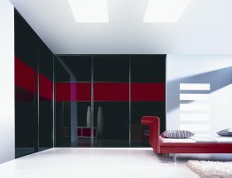 Продажа Шкаф черный с бордовой полосой в каталоге Купить Шкаф черный с бордовой полосой в каталоге