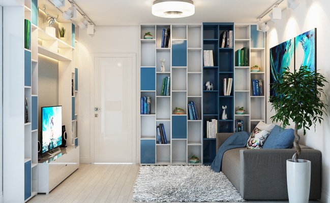 Модульный шкаф-стеллаж