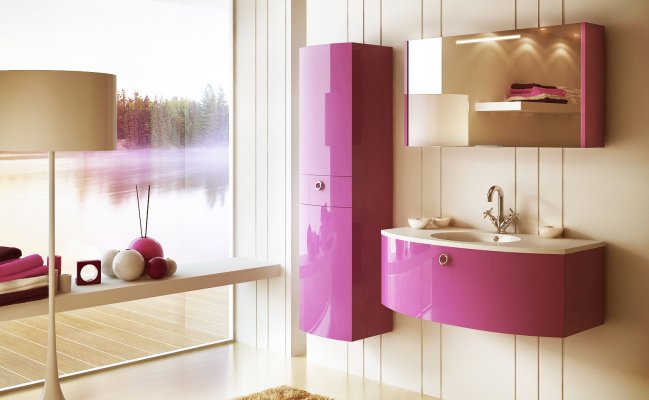 Навесной шкаф для ванной