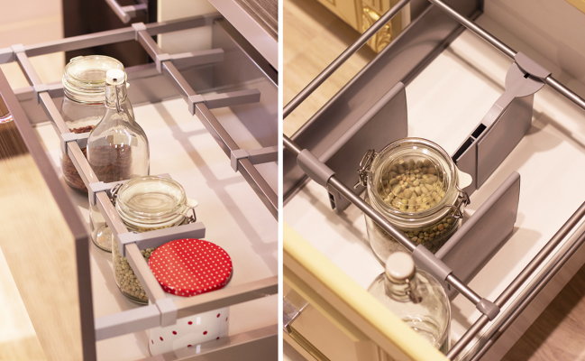 Большая угловая кухня в стиле кантри