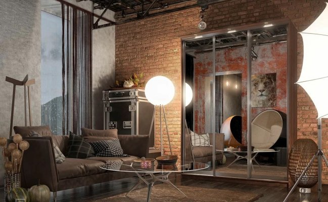 Шкаф с зеркалами