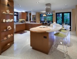 Продажа Кухня с закругленной барной стойкой  в каталоге Купить Кухня с закругленной барной стойкой  в каталоге