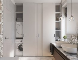 Продажа Встроенный шкаф-купе для ванной в каталоге Купить Встроенный шкаф-купе для ванной в каталоге