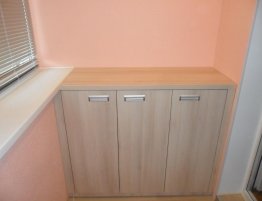 Продажа Встроенный шкаф-комод на лоджии в каталоге Купить Встроенный шкаф-комод на лоджии в каталоге
