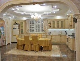 Купить Классическая кухня песочного цвета в каталоге Акриловые