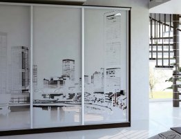 Продажа Шкаф-купе с пескоструйным рисунком на фасаде  в каталоге Купить Шкаф-купе с пескоструйным рисунком на фасаде  в каталоге