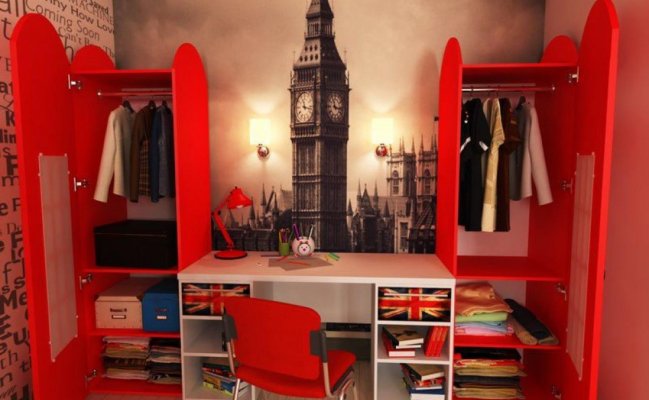 Шкаф распашной для детской